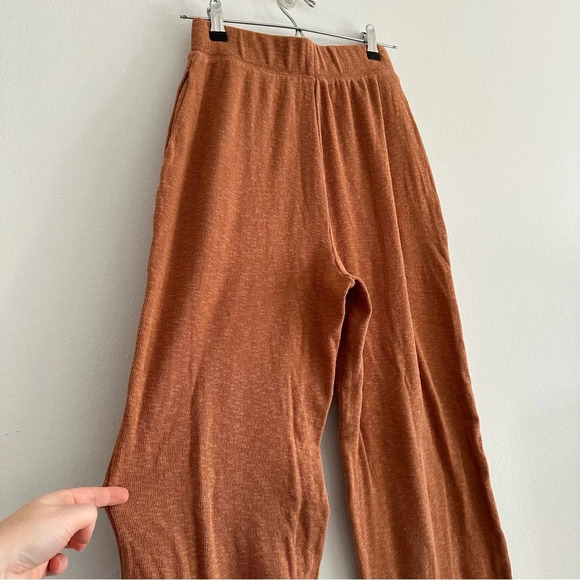 Free People Beach High Waisted Knit Pants S - Picture 7 of 7